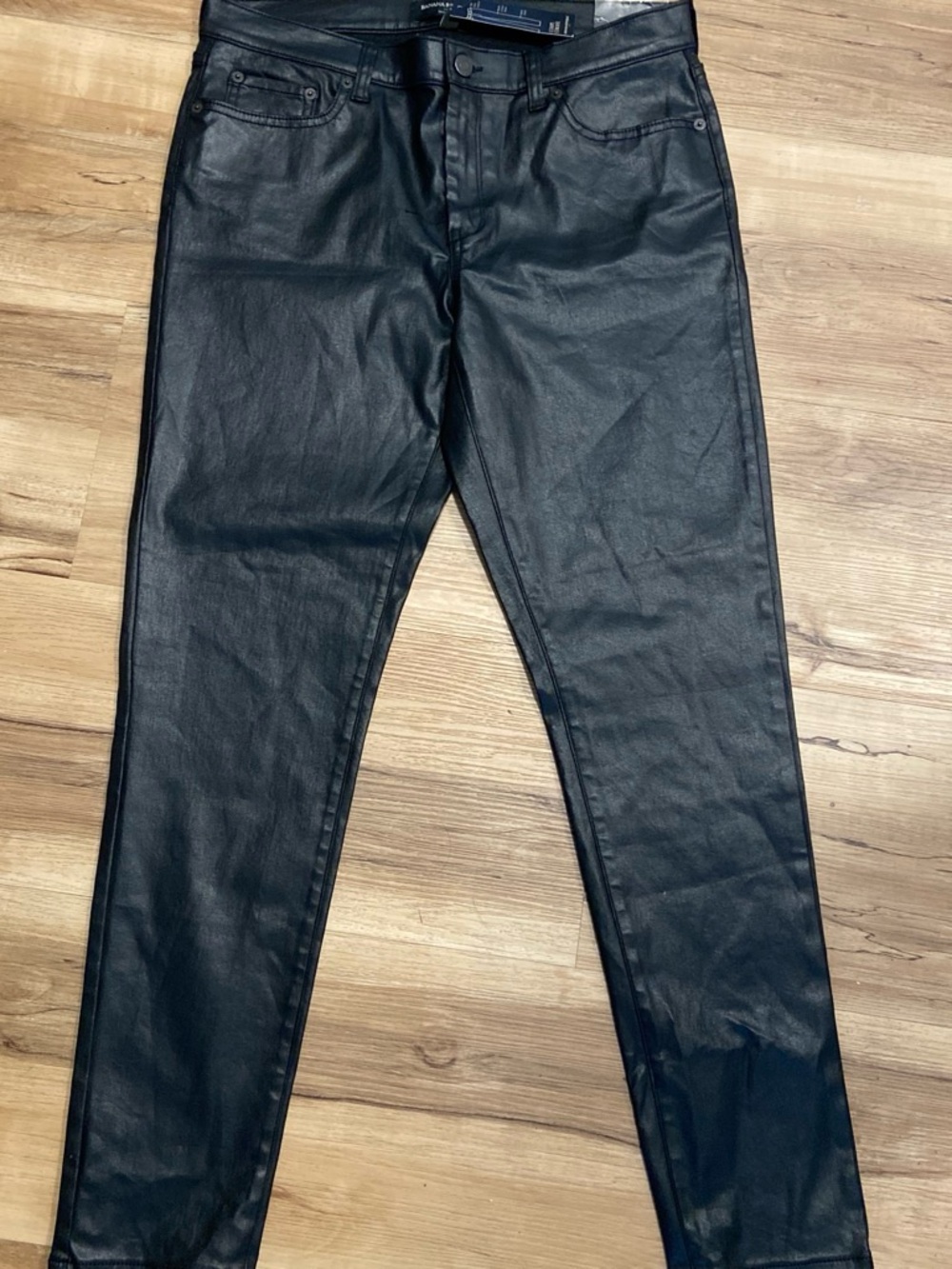 Banana Republic Black Coated Skinny Jeans 30/10R